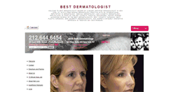 Desktop Screenshot of dermatologistbest.net